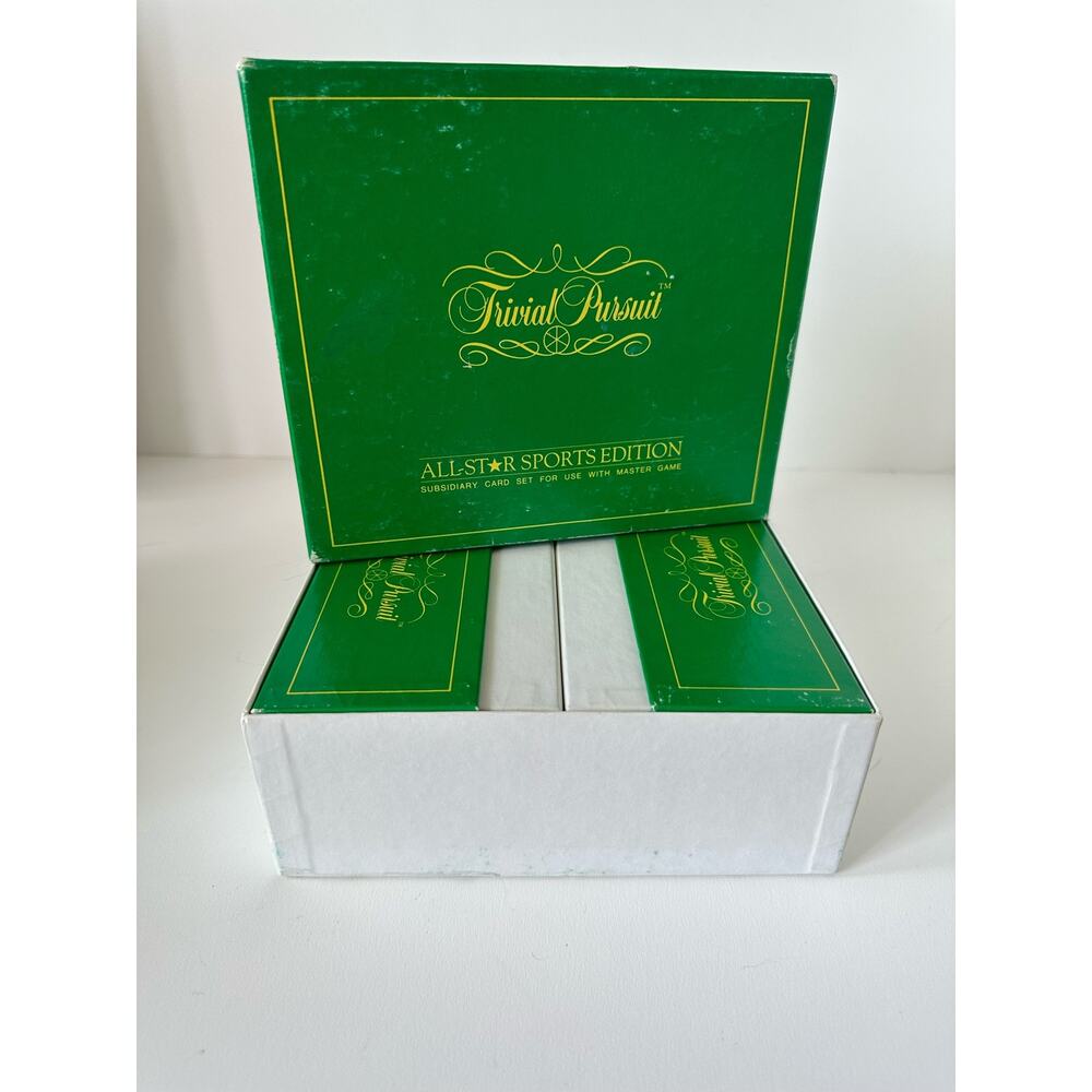 Vintage 1981 Trivial Pursuit All-Sports Edition Subsidary Card Set
